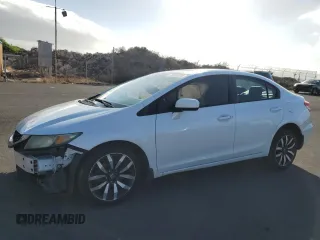 2014 Honda Civic Sedan EX-L with VIN 19XFB2F95EE082330, listed as a Copart auction lot 79324724 with 64,487 mi miles and Salvage Title. Bid and sale history available at carsss.com. Image 1.