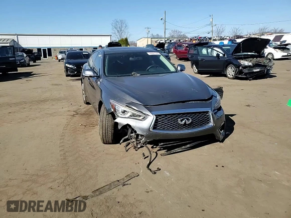 2022 Infiniti Q50 LUXE with VIN JN1EV7BR7NM341197, listed as a Copart auction lot 48691555 with 35,895 mi miles and Salvage Title. Bid and sale history available at carsss.com. Image 11.