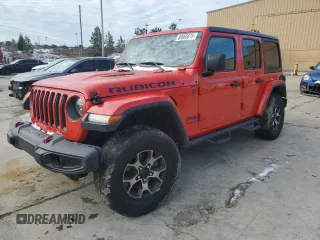 2021 Jeep Wrangler Unlimited Rubicon with VIN 1C4HJXFN9MW505291, listed as a Copart auction lot 89060615 with 69,894 mi miles and Salvage Title. Bid and sale history available at DreamBid. Image 1.