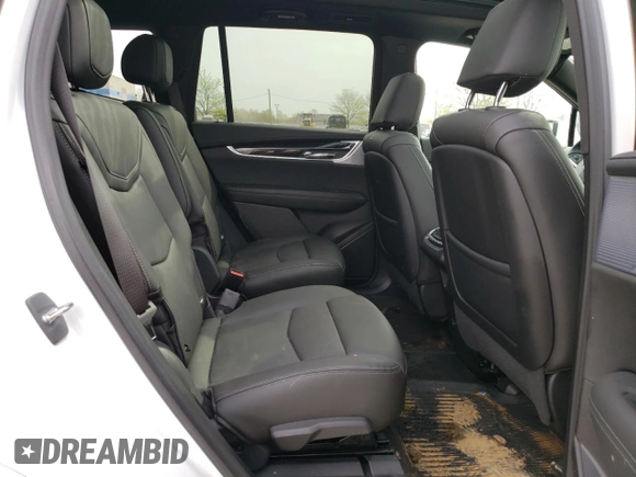 2024 Cadillac XT6 FWD Premium Luxury with VIN 1GYKPCRS4RZ702383, listed as a Copart auction lot 53346745 with 43,339 mi miles and Salvage title. Bid and sale history available at DreamBid. Image 11.