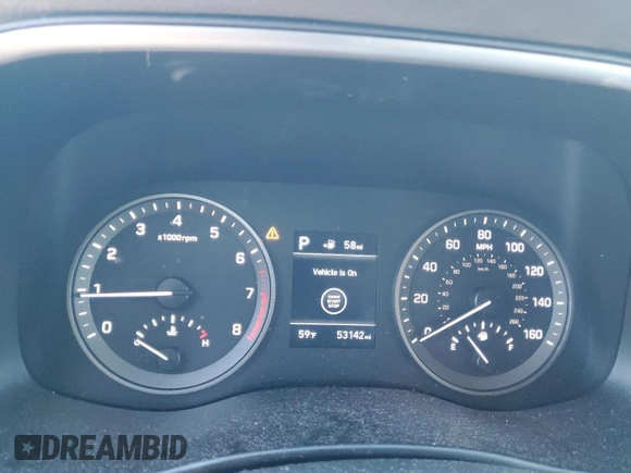 2019 Hyundai Tucson Ultimate with VIN KM8J3CAL6KU047045, listed as a Copart auction lot 50370685 with 53,142 mi miles and Salvage Title. Bid and sale history available at carsss.com. Image 9.