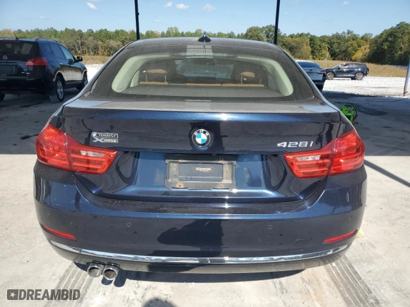 2015 BMW 4 Series 428i xDrive with VIN WBA4C9C53FD330038, listed as a Copart auction lot 77094584 with 123,906 mi miles and Salvage Title. Bid and sale history available at carsss.com. Image 6.
