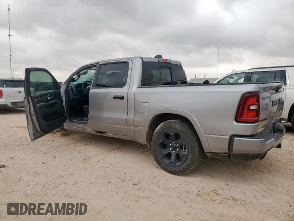 2025 Ram 1500 Lone Star with VIN 1C6SRFFPXSN534450, listed as a Copart auction lot 59370545 with 11,420 mi miles and Salvage title. Bid and sale history available at DreamBid. Image 2.
