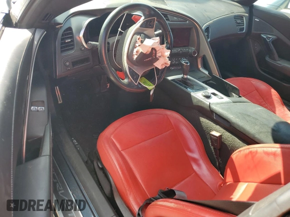2019 Chevrolet Corvette 1LT with VIN 1G1YB2D71K5114247, listed as a Copart auction lot 54311885 with 60,498 mi miles and Salvage title. Bid and sale history available at DreamBid. Image 8.