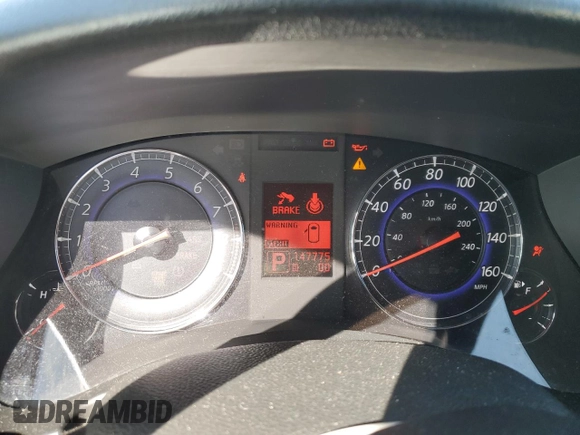 2008 Infiniti EX Journey with VIN JNKAJ09E18M303825, listed as a Copart auction lot 76074034 with 147,775 mi miles and Salvage Title. Bid and sale history available at DreamBid. Image 9.