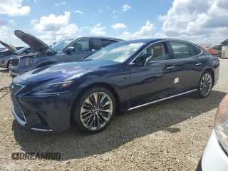 2019 Lexus LS with VIN JTHB51FF6K5008670, listed as a Copart auction lot 73728144 with 0 mi miles and Salvage Title. Bid and sale history available at carsss.com. Image 1.