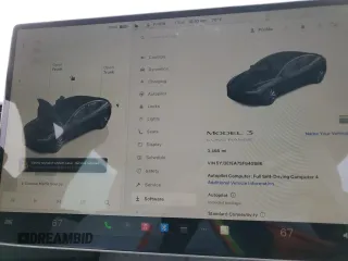 2025 Tesla Model 3 Long Range z VIN 5YJ3E1EA7SF940886, wystawiony jako Copart lot #62683815 z przebiegiem 3 498 mil mil oraz Szkoda całkowita • Salvage title. Historia ofert i sprzedaży dostępna na DreamBid. Obrazek 9.