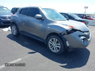 2014 Nissan Juke S with VIN JN8AF5MR3ET452432, listed as a IAAI auction lot 42610564 with 105,446 mi miles and . Bid and sale history available at DreamBid. Image 1.