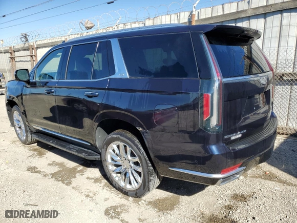 2022 Cadillac Escalade Premium Luxury with VIN 1GYS4BKL9NR173173, listed as a Copart auction lot 79972944 with 68,131 mi miles and Salvage Title. Bid and sale history available at carsss.com. Image 2.