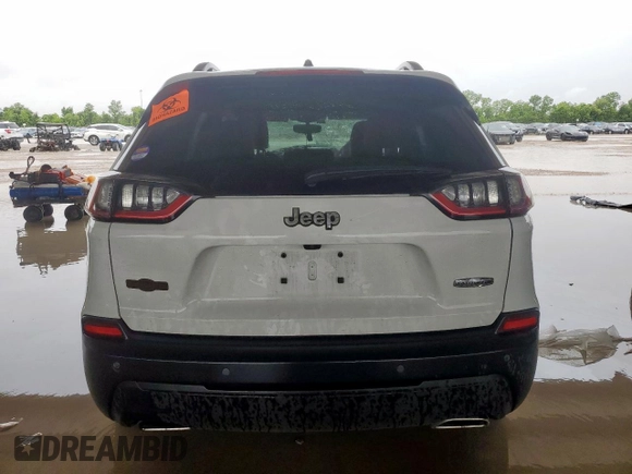 2020 Jeep Cherokee Lux with VIN 1C4PJLLX8LD525066, listed as a Copart auction lot 59350035 with 53,640 mi miles and Salvage title. Bid and sale history available at DreamBid. Image 6.