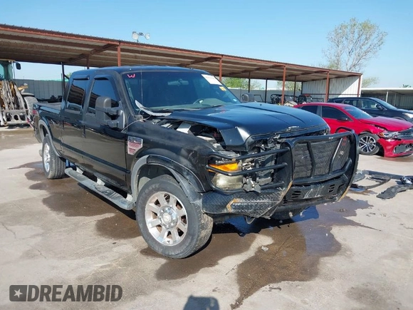 2008 Ford Super Duty F-250 SRW XL with VIN 1FTSW21R18ED05294, listed as a IAAI auction lot 41951548 with 239,431 mi miles. Bid and sale history available at carsss.com. Image 1.