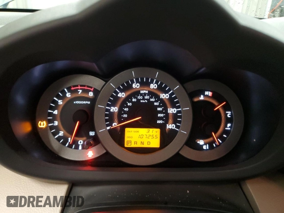 2007 Toyota RAV4 with VIN JTMBD33V476054169, listed as a Copart auction lot 49060535 with 107,255 mi miles and Clean Title. Bid and sale history available at carsss.com. Image 9.