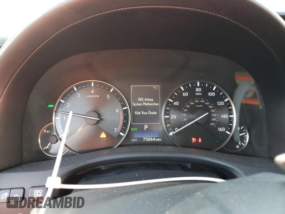 2016 Lexus GS 200t with VIN JTHBA1BL1GA000286, listed as a Copart auction lot 87590975 with 75,064 mi miles and Salvage title. Bid and sale history available at DreamBid. Image 9.