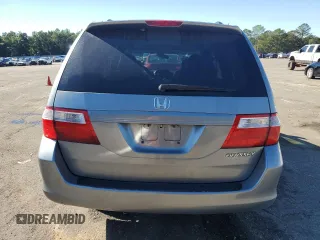 2005 Honda Odyssey EX-L with VIN 5FNRL38635B120859, listed as a Copart auction lot 80729254 with 0 mi miles and Salvage Title. Bid and sale history available at carsss.com. Image 6.