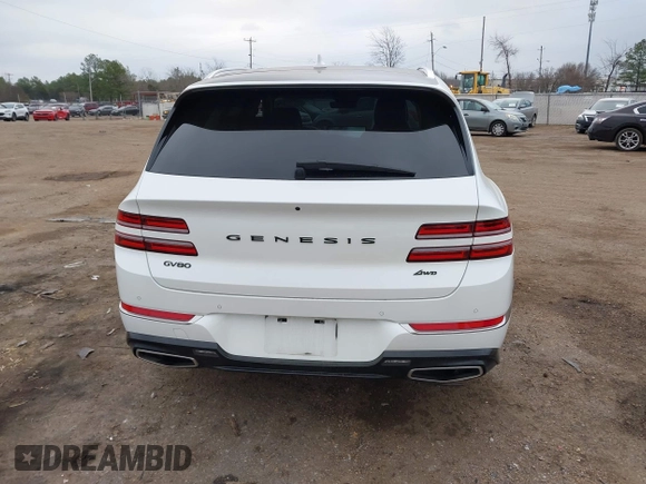 2024 Genesis GV80 z VIN KMUHBDSB9RU150422, wystawiony jako IAAI lot #41527174 z przebiegiem 41 956 mil mil oraz . Historia ofert i sprzedaży dostępna na DreamBid. Obrazek 16.