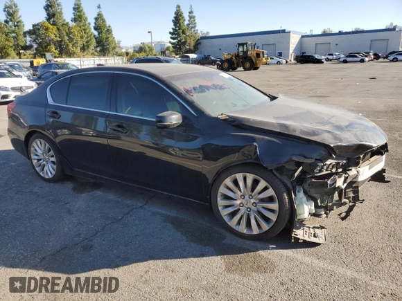 2014 Acura RLX Tech Pkg with VIN JH4KC1F54EC005375, listed as a Copart auction lot 80741664 with 144,632 mi miles and Clean Title. Bid and sale history available at carsss.com. Image 4.