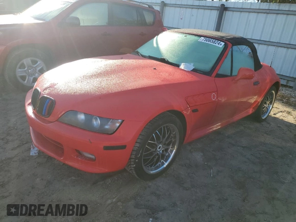 1998 BMW 3 Series 2.8L with VIN 4USCJ3332WLC14400, listed as a Copart auction lot 75065824 with 155,642 mi miles and Clean Title. Bid and sale history available at carsss.com. Image 1.