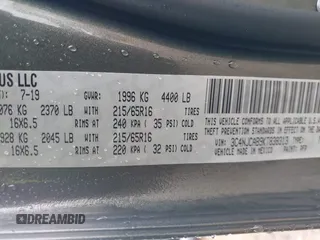 2019 Jeep Compass Sport с VIN 3C4NJCAB9KT838313, выставлен на аукционе IAAI как лот 41521996 с пробегом 42 880 миль миль и . История ставок и продаж доступна на DreamBid. Изображение 9.