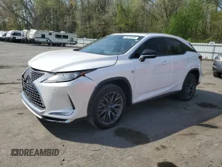 2022 Lexus RX with VIN 2T2SZMDA2NC309843, listed as a Copart auction lot 54670415 with 54,298 mi miles and Salvage Title. Bid and sale history available at carsss.com. Image 1.