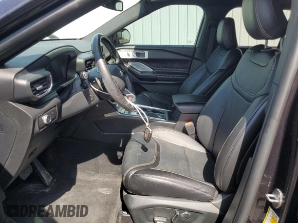 2020 Ford Explorer ST with VIN 1FM5K8GC4LGB19224, listed as a Copart auction lot 54730705 with Not Provided miles and Salvage Title. Bid and sale history available at DreamBid. Image 7.