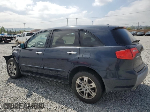 2009 Acura MDX with VIN 2HNYD28229H524259, listed as a Copart auction lot 54558615 with 162,409 mi miles and Salvage Title. Bid and sale history available at carsss.com. Image 2.