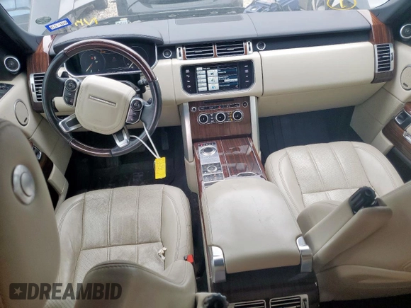 2015 Land Rover Range Rover HSE z VIN SALGS2VF2FA242530, wystawiony jako Copart lot #56697235 z przebiegiem 128 106 mil mil oraz Szkoda całkowita • Salvage title. Historia ofert i sprzedaży dostępna na DreamBid. Obrazek 8.