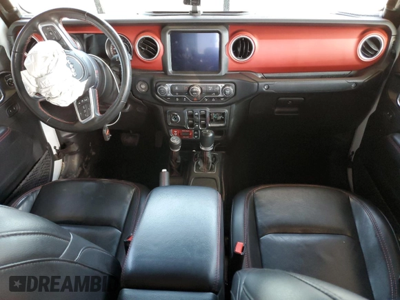 2022 Jeep Gladiator Rubicon with VIN 1C6JJTBG3NL103293, listed as a Copart auction lot 45599755 with Not provided miles and Salvage title. Bid and sale history available at DreamBid. Image 8.