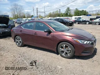 2020 Nissan Sentra SV with VIN 3N1AB8CV4LY293905, listed as a Copart auction lot 54066715 with Not Provided miles and Clean Title. Bid and sale history available at DreamBid. Image 4.