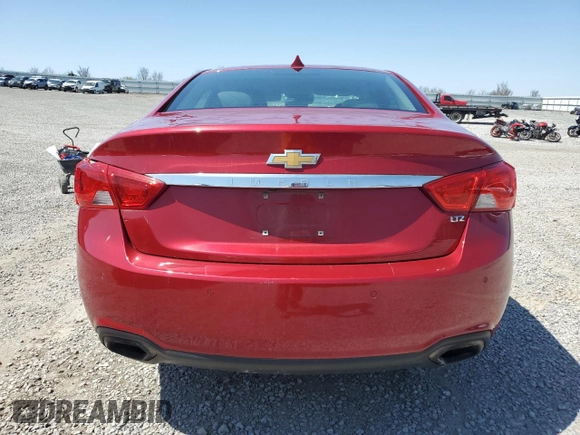 2014 Chevrolet Impala LTZ with VIN 2G1145SL5E9212282, listed as a Copart auction lot 52593355 with 97,099 mi miles and Salvage Title. Bid and sale history available at DreamBid. Image 6.