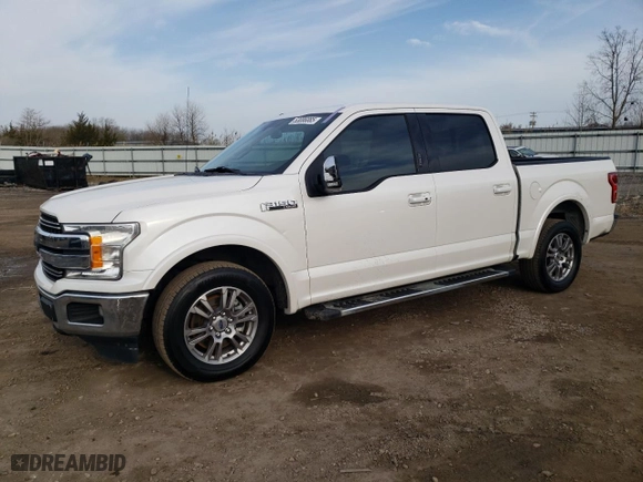2018 Ford F-150 XL with VIN 1FTEW1CG0JFB96359, listed as a Copart auction lot 53086885 with 156,765 mi miles and Salvage Title. Bid and sale history available at carsss.com. Image 1.