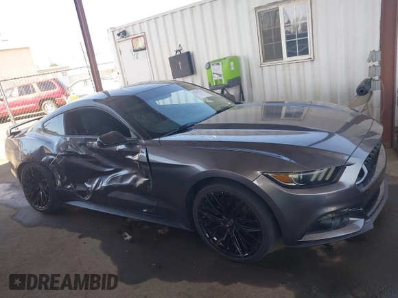 2017 Ford Mustang EcoBoost z VIN 1FA6P8TH9H5215435, wystawiony jako IAAI lot #42531715 z przebiegiem 81 730 mil mil oraz . Historia ofert i sprzedaży dostępna na DreamBid. Obrazek 13.