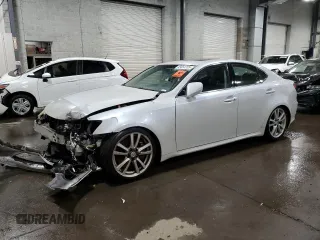 2006 Lexus IS 350 with VIN JTHBE262X65006803, listed as a Copart auction lot 49554105 with 256,439 mi miles and Clean Title. Bid and sale history available at DreamBid. Image 1.