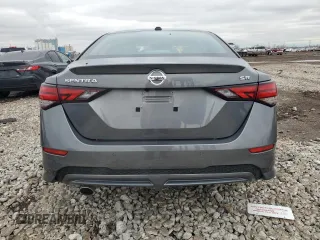 2023 Nissan Sentra SR with VIN 3N1AB8DV2PY310107, listed as a Copart auction lot 51299085 with 9,600 mi miles and Salvage Title. Bid and sale history available at carsss.com. Image 6.