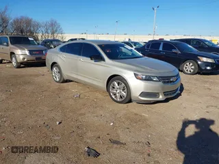 2015 Chevrolet Impala LS with VIN 2G11X5SL0F9209167, listed as a IAAI auction lot 41424363 with 134,978 mi miles and . Bid and sale history available at DreamBid. Image 1.
