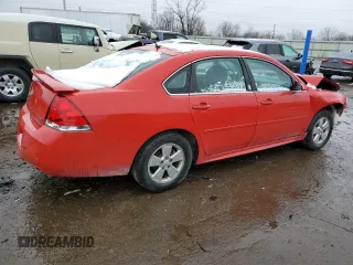 2012 Chevrolet Impala LT Retail with VIN 2G1WB5E37C1188747, listed as a Copart auction lot 52504945 with 164,974 mi miles and Salvage Title. Bid and sale history available at DreamBid. Image 3.