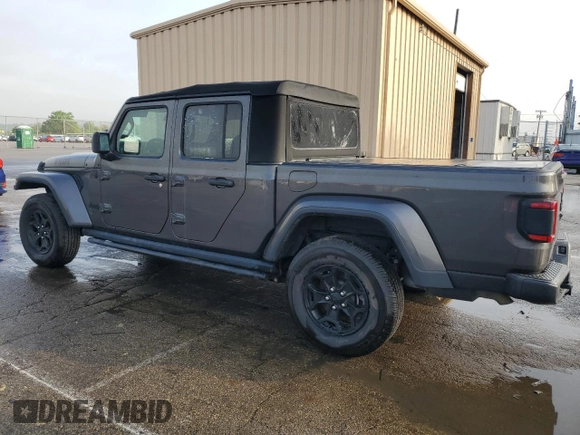 2021 Jeep Gladiator Willys с VIN 1C6HJTAGXML527617, выставлен на аукционе Copart как лот 59110005 с пробегом 39 279 миль миль и Списание • Salvage title. История ставок и продаж доступна на DreamBid. Изображение 2.