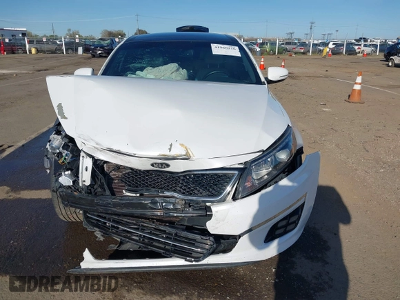2015 Kia Optima SXL Turbo with VIN 5XXGR4A6XFG412013, listed as a IAAI auction lot 41960226 with 143,745 mi miles and . Bid and sale history available at DreamBid. Image 12.