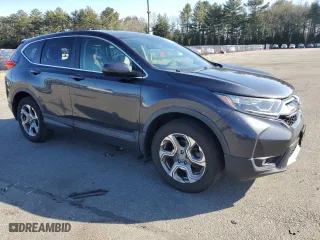 2019 Honda CR-V EX with VIN 2HKRW2H50KH654679, listed as a Copart auction lot 48600925 with 64,990 mi miles and Salvage Title. Bid and sale history available at carsss.com. Image 4.