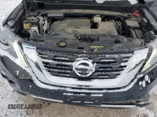 2020 Nissan Pathfinder Platinum with VIN 5N1DR2DM7LC624585, listed as a Copart auction lot 83628704 with 53,321 mi miles and Salvage Title. Bid and sale history available at carsss.com. Image 13.