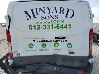 2024 Ford Transit Cargo with VIN 1FTYE1Y85RKA92213, listed as a Copart auction lot 51353935 with 4,645 mi miles and Salvage Title. Bid and sale history available at carsss.com. Image 20.