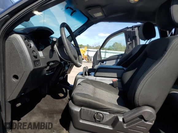 2014 Ford F-150 XL with VIN 1FTEX1EM2EKF44448, listed as a Copart auction lot 50102295 with 140,239 mi miles and Salvage title. Bid and sale history available at DreamBid. Image 7.