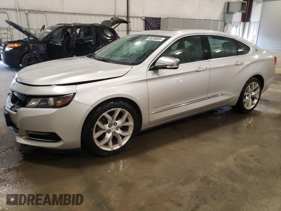 2014 Chevrolet Impala LTZ with VIN 1G1155S38EU117697, listed as a Copart auction lot 48236055 with 95,659 mi miles and Salvage Title. Bid and sale history available at DreamBid. Image 1.