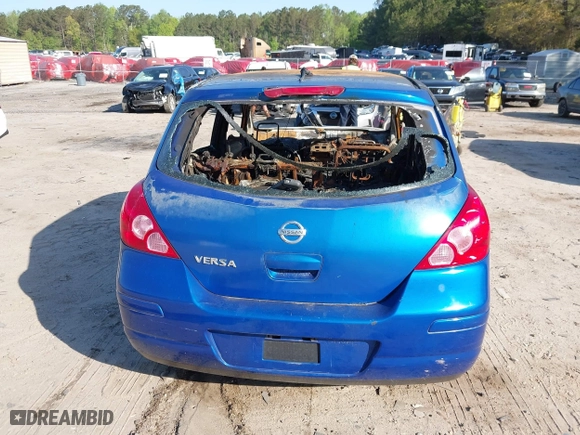 2009 Nissan Versa 1.8 S with VIN 3N1BC13E49L373669, listed as a IAAI auction lot 42028876 with 1 mi miles. Bid and sale history available at carsss.com. Image 15.