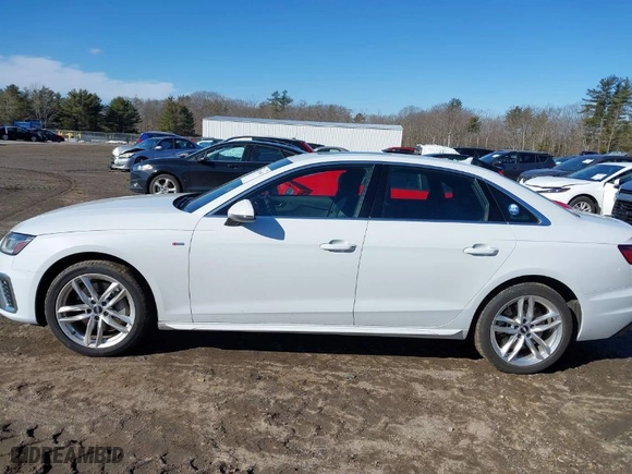 2020 Audi A4 Sedan Premium with VIN WAUDNAF40LN012155, listed as a IAAI auction lot 41665494 with NaN miles. Bid and sale history available at carsss.com. Image 14.