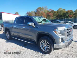 2022 GMC Sierra 1500 Limited SLT with VIN 1GTU9DET6NZ205052, listed as a IAAI auction lot 40565931 with 43,173 mi miles. Bid and sale history available at carsss.com. Image 1.
