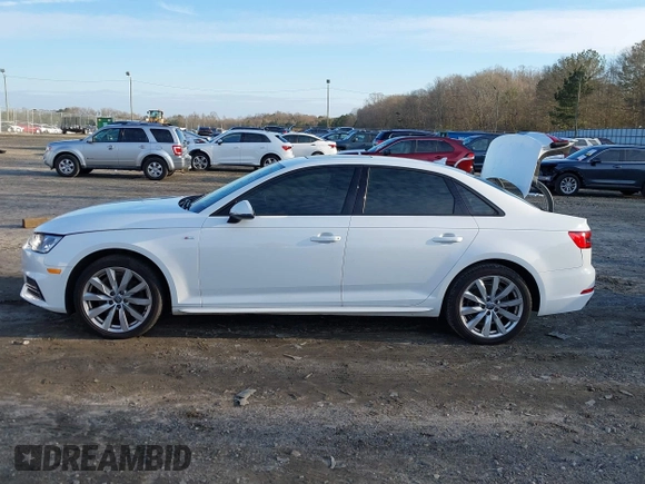 2017 Audi A4 Season of Audi ultra Premium with VIN WAUKMAF41HN050477, listed as a IAAI auction lot 41329827 with 88,265 mi miles. Bid and sale history available at carsss.com. Image 15.