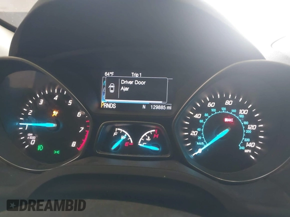 2016 Ford Escape SE with VIN 1FMCU9GX2GUA80134, listed as a IAAI auction lot 42206351 with 129,885 mi miles and . Bid and sale history available at DreamBid. Image 7.