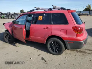 2004 Mitsubishi Outlander LS with VIN JA4LZ31F44U037794, listed as a Copart auction lot 77416374 with 168,970 mi miles and Salvage Title. Bid and sale history available at carsss.com. Image 2.