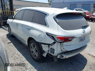 2019 Infiniti QX60 Pure with VIN 5N1DL0MN0KC569636, listed as a IAAI auction lot 42218565 with 47,971 mi miles and . Bid and sale history available at DreamBid. Image 3.