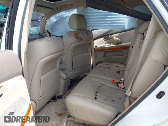 2007 Lexus RX 350 with VIN 2T2GK31U07C009367, listed as a IAAI auction lot 41794993 with Not Provided miles. Bid and sale history available at carsss.com. Image 8.